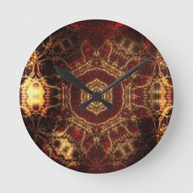 Horloge Ronde Tapis Oriental  (Recto)