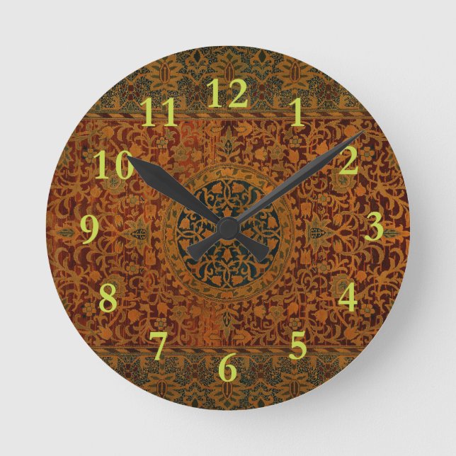 Horloge Ronde Tapisserie William Morris Tapisserie tapis (Recto)