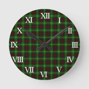 Horloge Ronde Tartan de Martin de clan