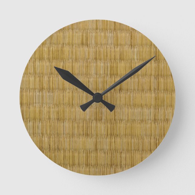 Horloge Ronde Tatami Mat 畳 (Recto)