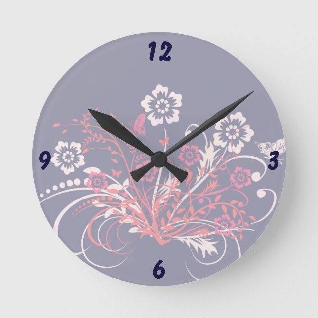 Horloge Ronde Tattoo of Flowers (Recto)