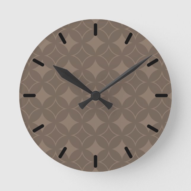 Horloge Ronde Taupe shippo (Recto)