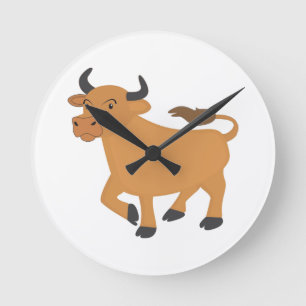 Horloge Ronde Taureau