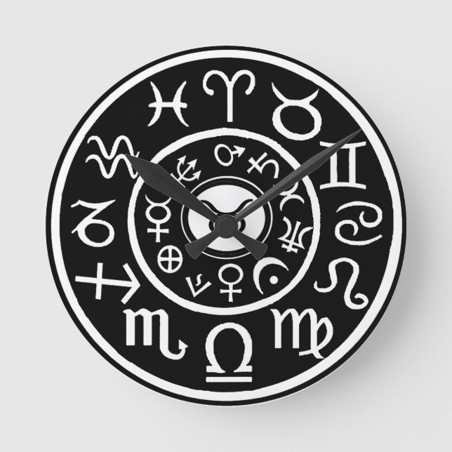 Horloge Ronde Taurus le zodiaque céleste Bull (Recto)