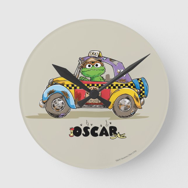 Horloge Ronde Taxi vintage Oscar (Recto)