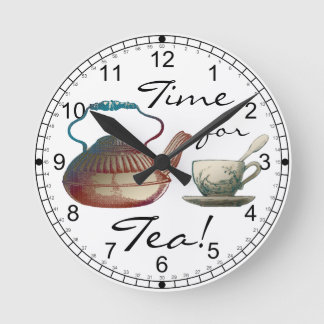 Horloge Ronde Tea Pot and Tea Cup