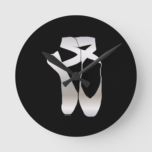 Horloge Ronde Team Pointe Ballet Silhouette (Recto)