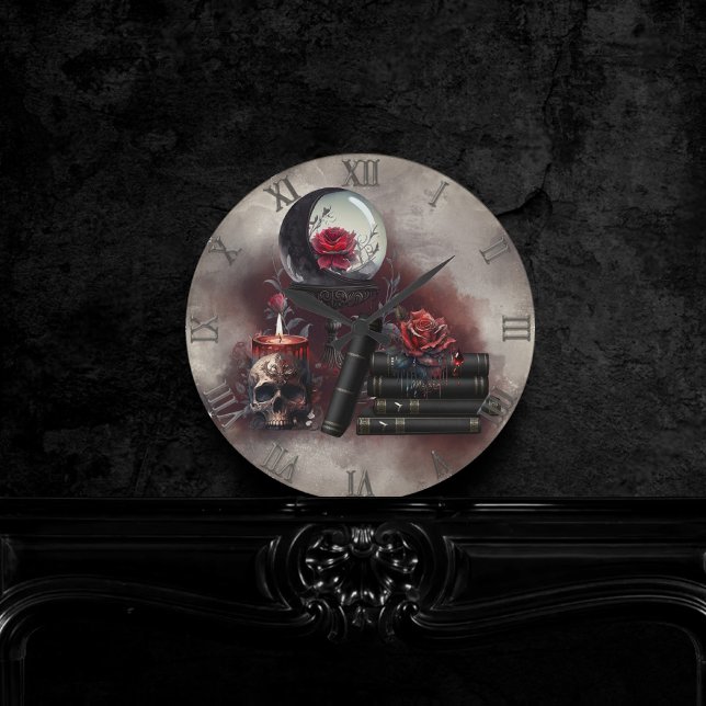 Horloge Ronde Técherie | Articles magiques Spellbooks et Crystal (Créateur téléchargé)