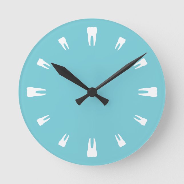 Horloge Ronde Teeth Time (Recto)