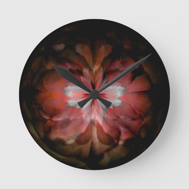 Horloge Ronde Tempête (rouge) (Recto)