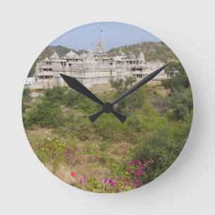 Horloge Ronde Temple jaïn de Ranakpur, Ranakpur, Rajasthan, Inde