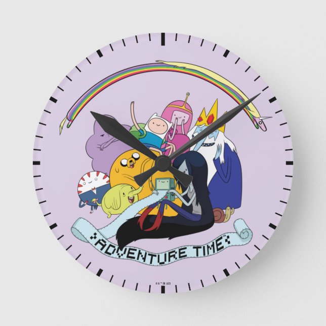 Horloge Ronde Temps d'aventure | Graphique de groupe BMO (Recto)
