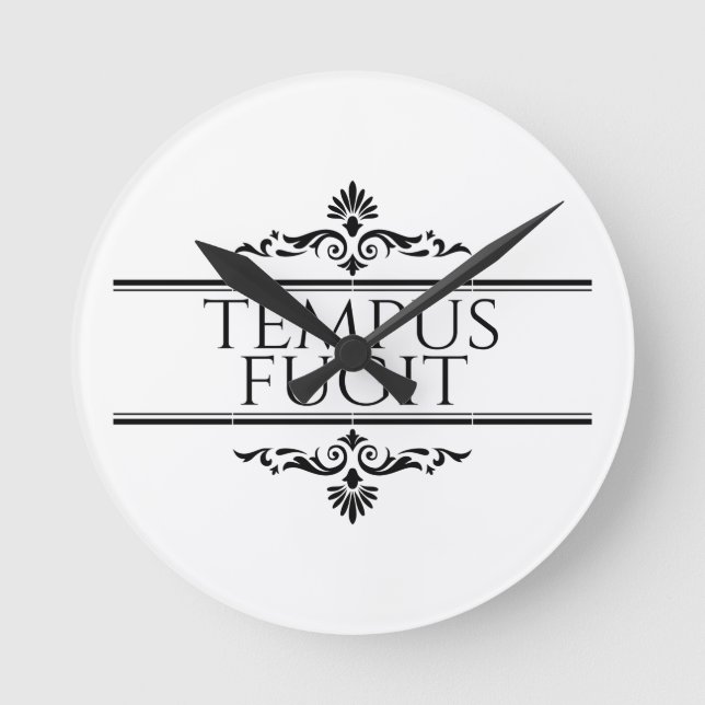 Horloge Ronde Tempus Fugit (Recto)