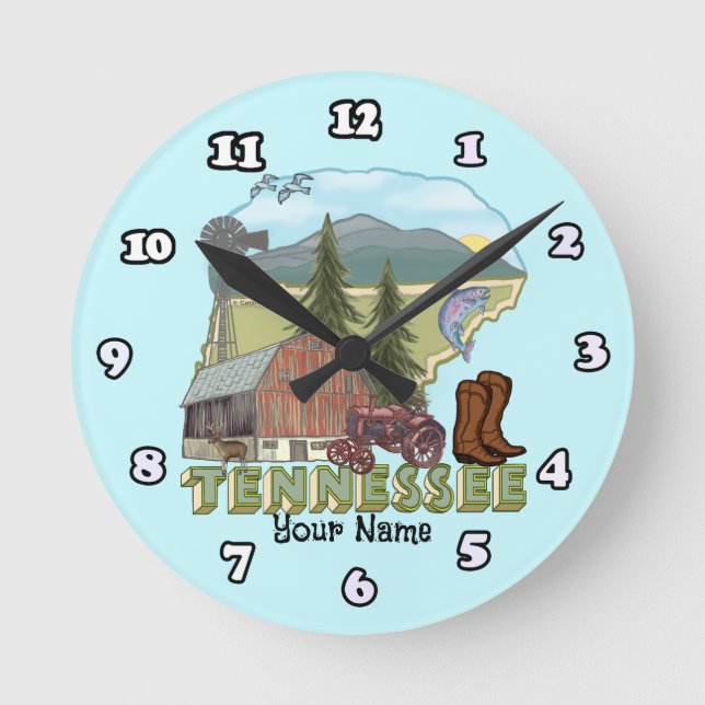 Horloge Ronde Tennessee (Recto)