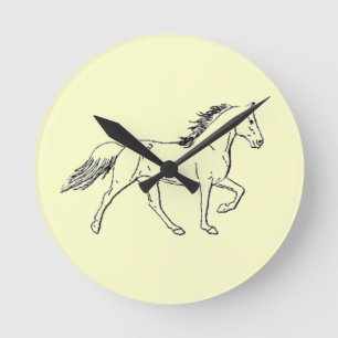 Horloge Ronde Tennessee Walking Horse