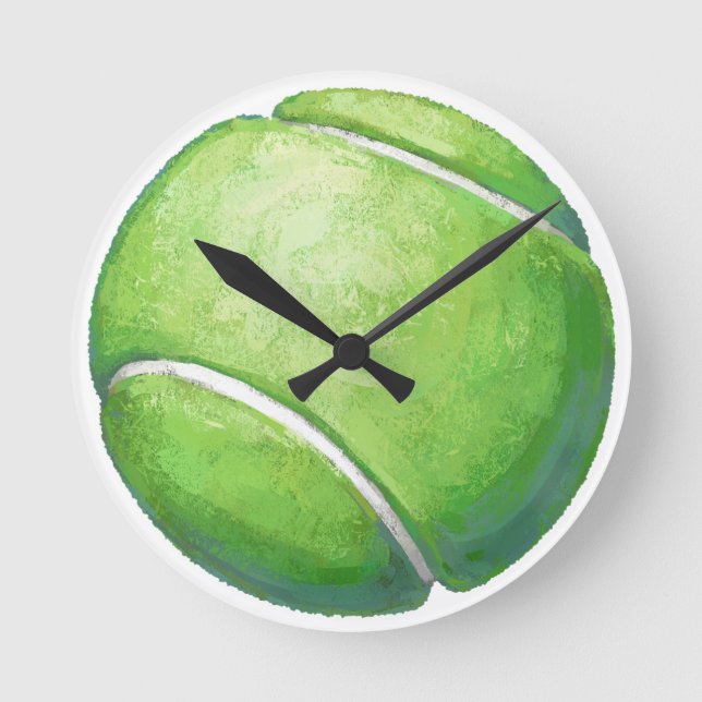 Horloge Ronde Tennis Ball (Recto)