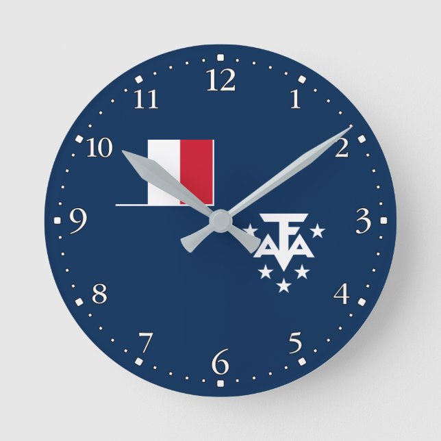 Horloge Ronde Terres australes et antarctiques françaises (Recto)