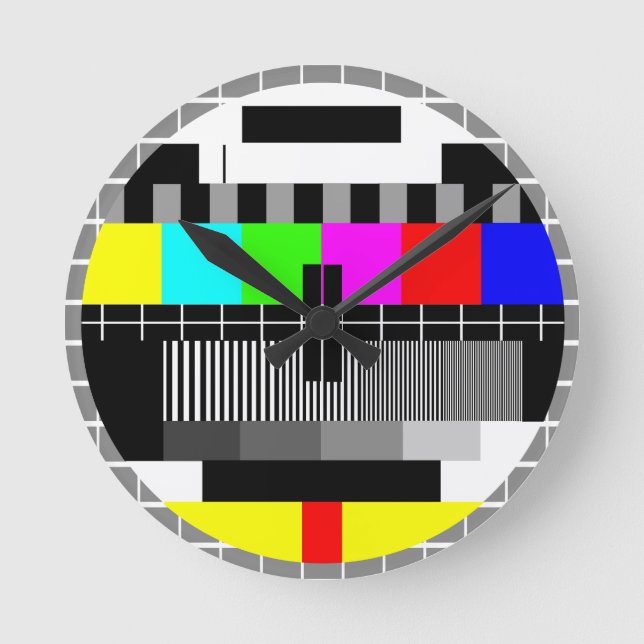 Horloge Ronde Test de Wall Clock (Recto)