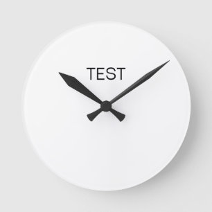 Horloge Ronde Tester l'horloge ronde