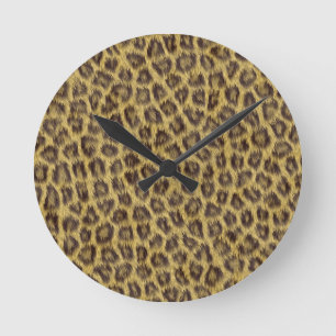 Horloge Ronde texture fourrure