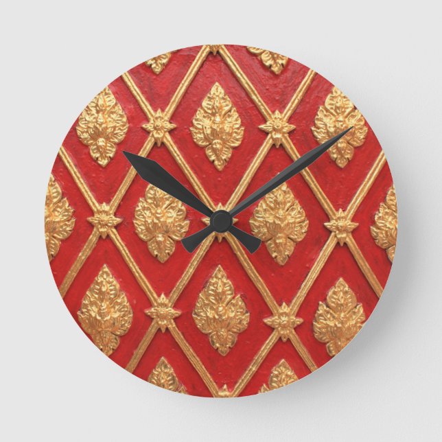 Horloge Ronde Thai art (Recto)