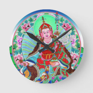 Horloge Ronde Thangka god tattoo d'Orient Cool