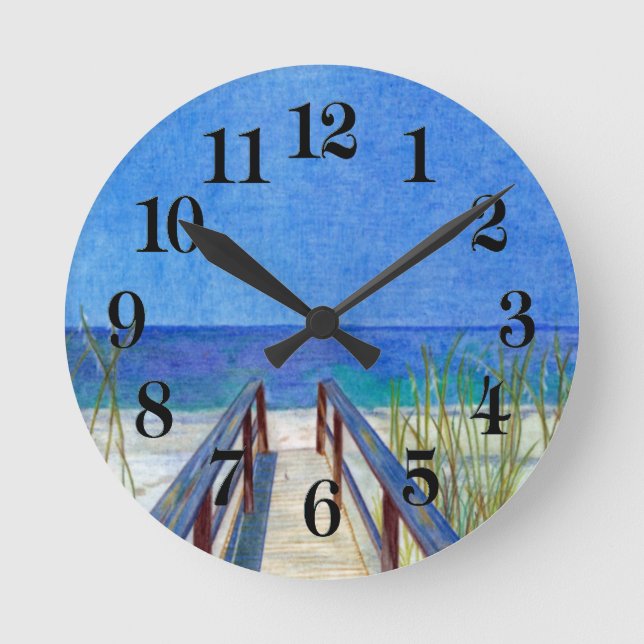 Horloge Ronde The Beach (Recto)
