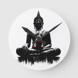Horloge Ronde The Buddha wall clock
