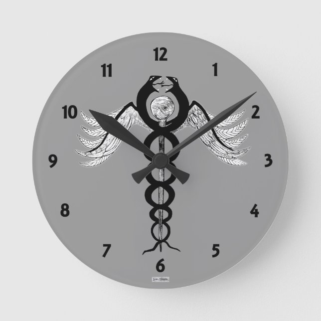 Horloge Ronde The Caduceus (Recto)