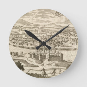 Horloge Ronde The City of Mexico, 1723 (engraving)
