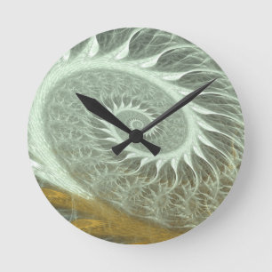 Horloge Ronde The Cosmic Spiral - Sacred Geometry Golden Spiral