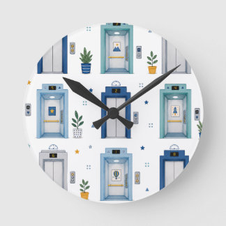 Horloge Ronde The Elevator Collection - Édition Garçon 9 Ascense