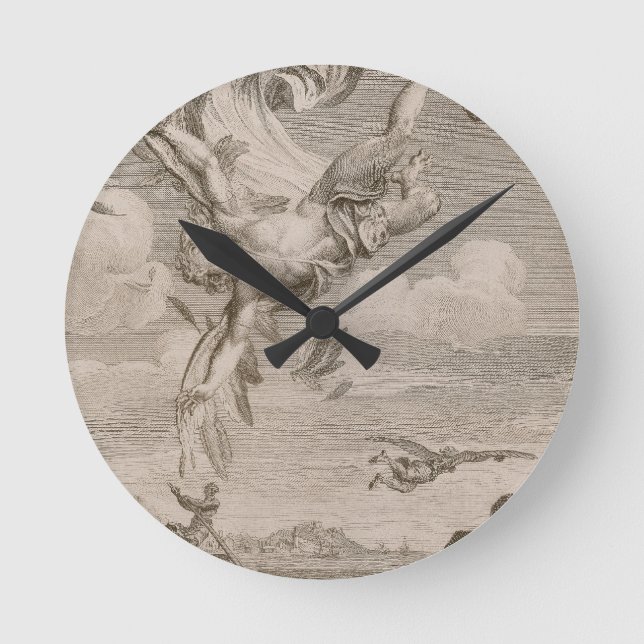 Horloge Ronde The Fall of Icarus, 1731 (Recto)