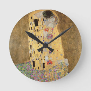 Horloge Ronde The Kiss, 1907-08 (oil on canvas)