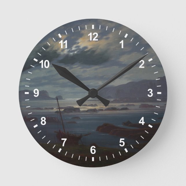 Horloge Ronde The Northern Sea in Moonlight, 1823-24 (Recto)