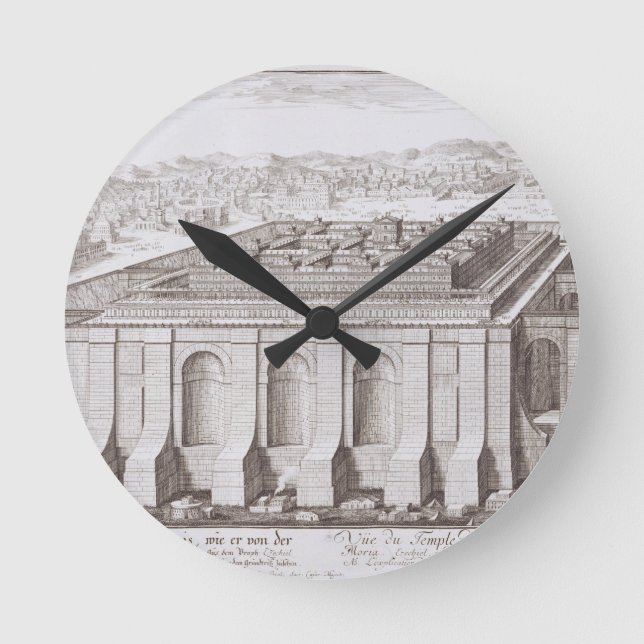 Horloge Ronde The Temple of Solomon, Jérusalem, from 'Design (Recto)