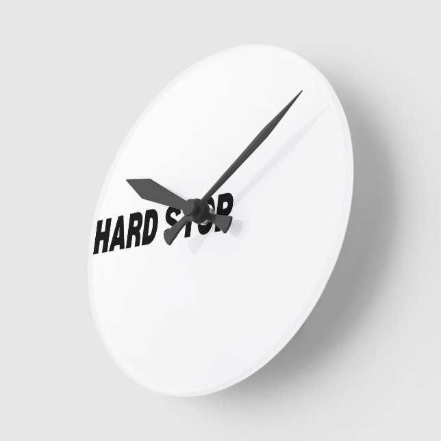 Horloge Ronde The Terminal | Arrêt Technique  (Angle)