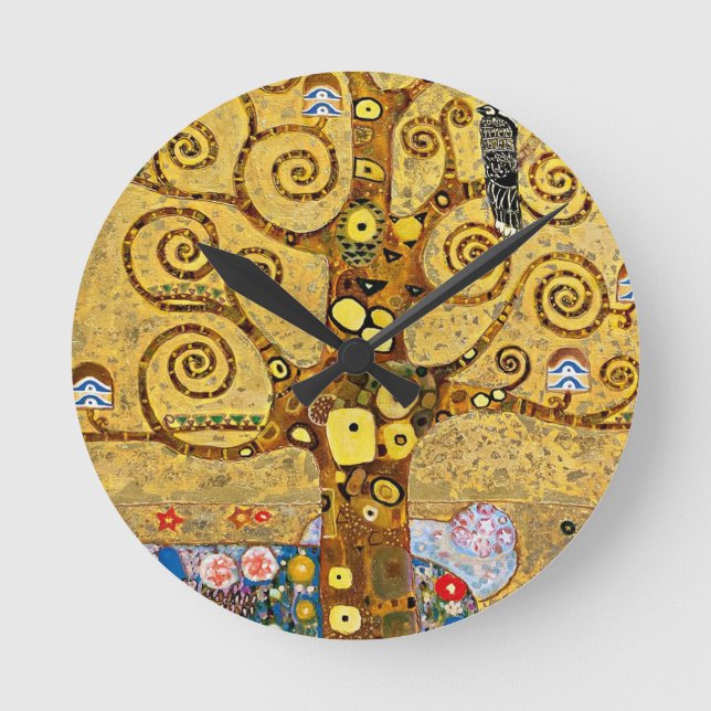 Horloge Ronde "The Tree of Life", Gustav Klimt (Recto)