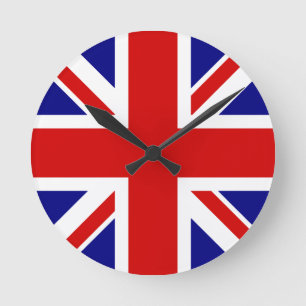 Horloge Ronde The Union Jack Flag