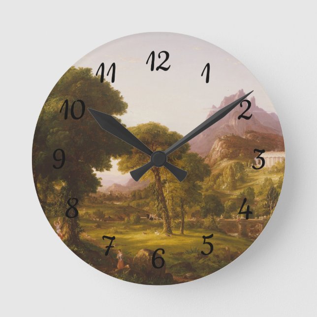 Horloge Ronde Thomas Cole Dream d'Arcadia (Recto)