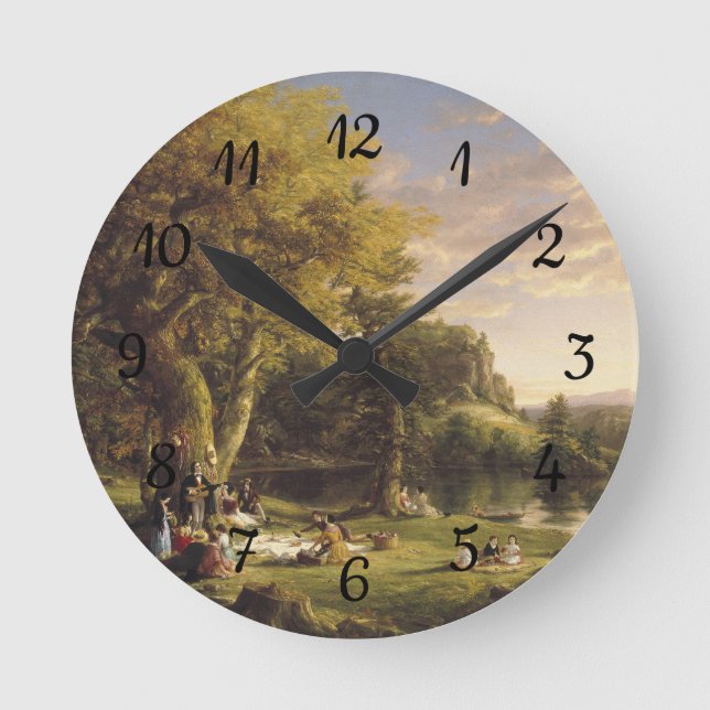 Horloge Ronde Thomas Cole Le Pic-Nic (Recto)