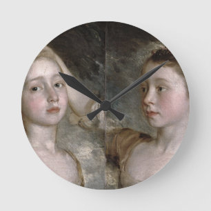 Horloge Ronde Thomas Gainsborough Le Painter's Daughters Mary
