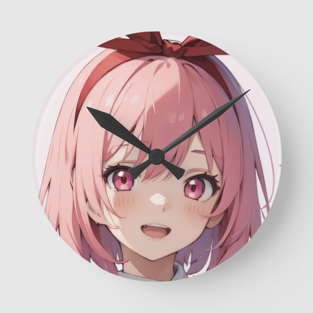 Horloge Ronde Throw Pillow (Recto)