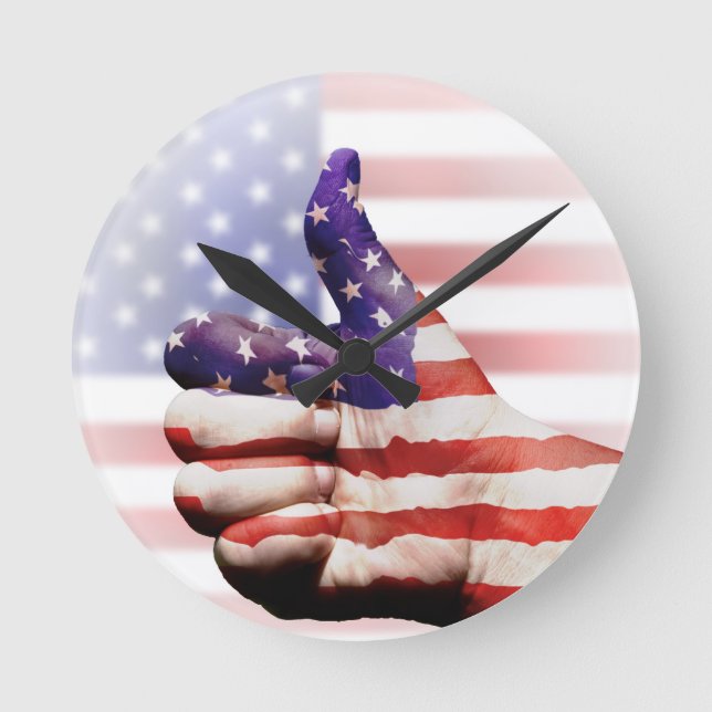 Horloge Ronde Thumbs up ! (Recto)