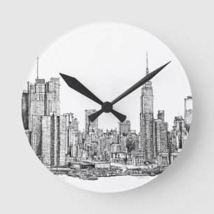 Horloge Ronde Ticket de l'horloge new-yorkaise