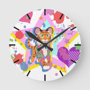 Horloge Ronde Tiger