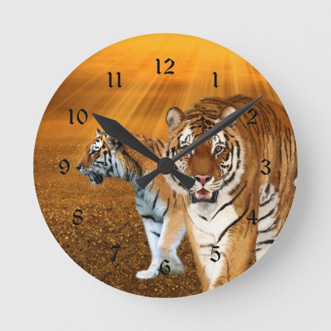 Horloge Ronde Tigres (Recto)