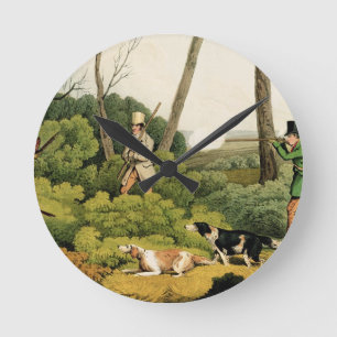 Horloge Ronde "Tir de faisan", pub. par Thomas McLean, 1820 (