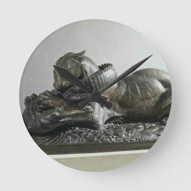 Horloge Ronde Tivouring à alligator, 1832 (bronze) (Recto)