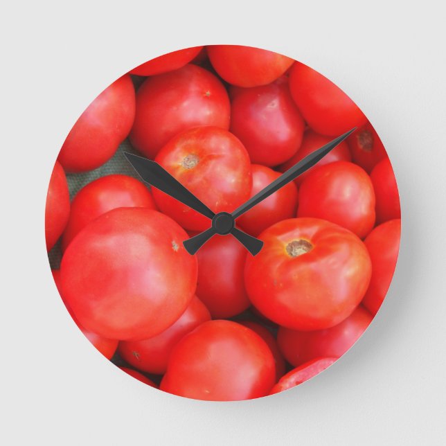 Horloge Ronde Tomato Clock (Recto)
